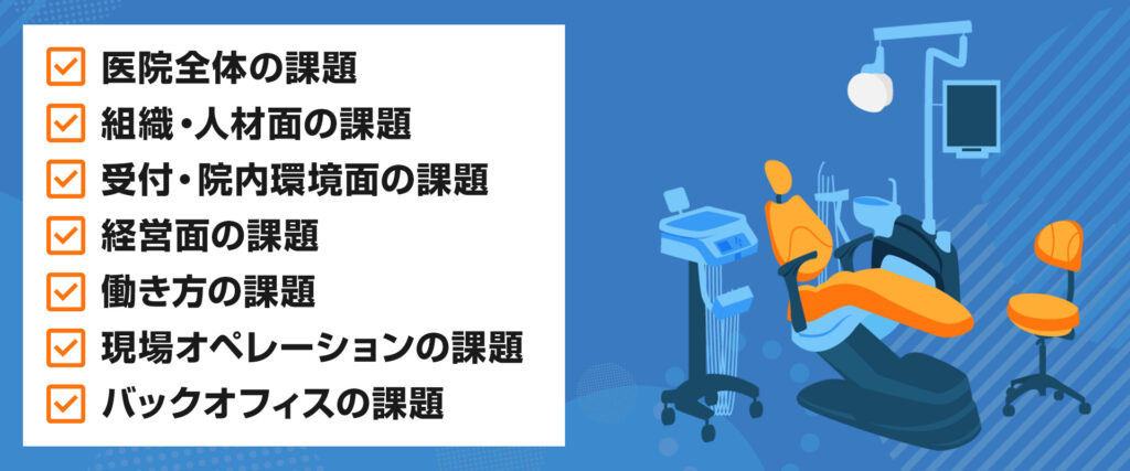 経営再建前の福岡市の歯科医院の課題点